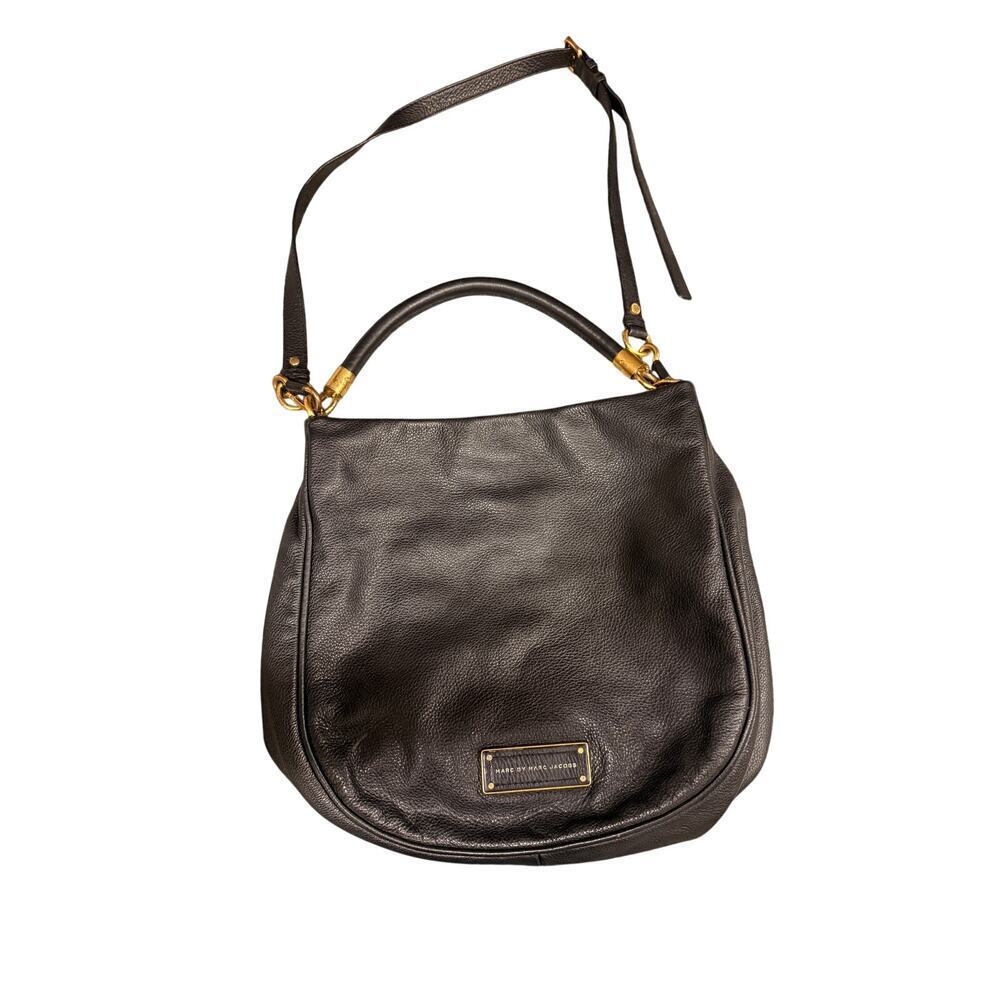 Marc by Marc Jacobs Black Pebbled Leather Crossbody / Shoulder Bag